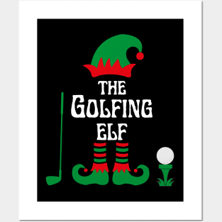 THE GOLFING ELF Posters and Art